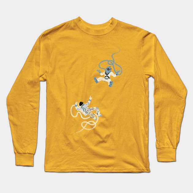 Strange Encounter Long Sleeve T-Shirt by jonah block